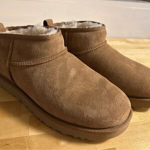 UGG Tan Sheepskin Lined Boots
